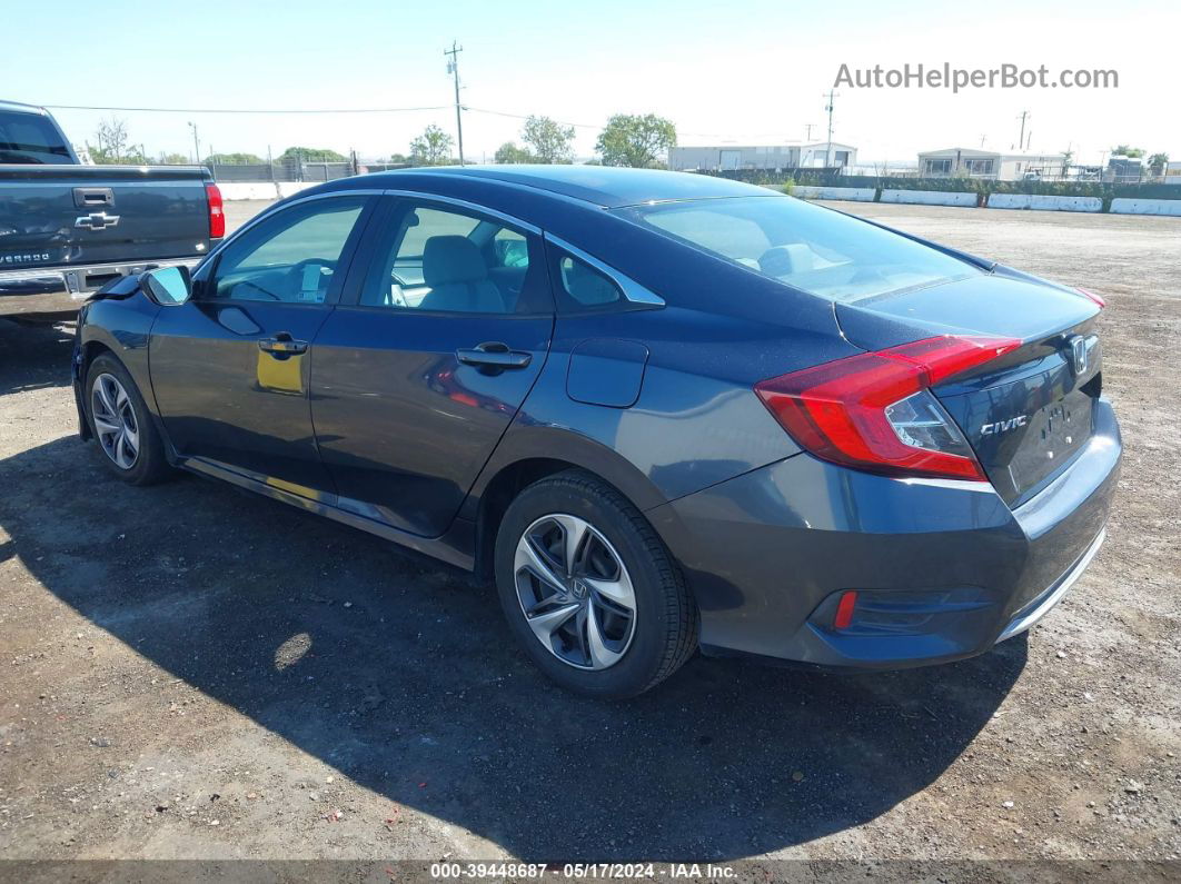 2020 Honda Civic Lx Dark Blue vin: 19XFC2F63LE202268