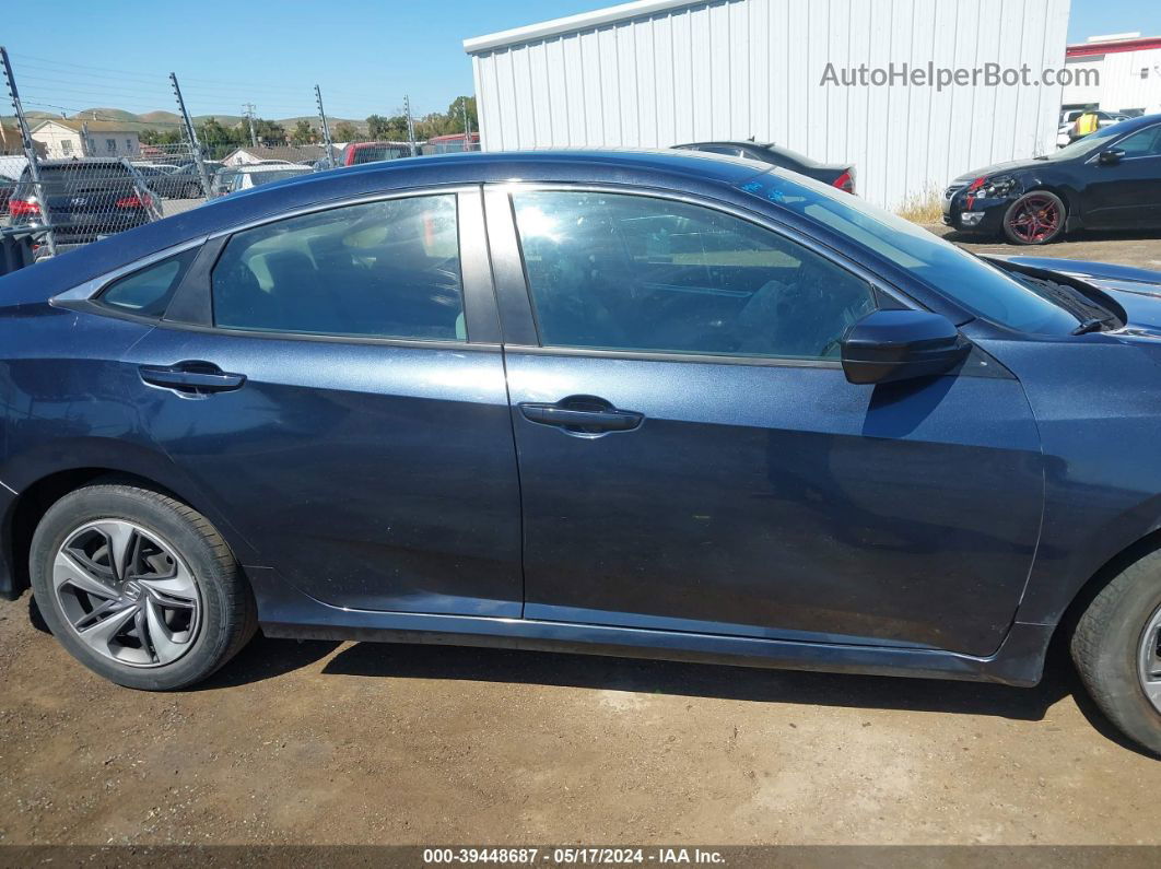 2020 Honda Civic Lx Dark Blue vin: 19XFC2F63LE202268