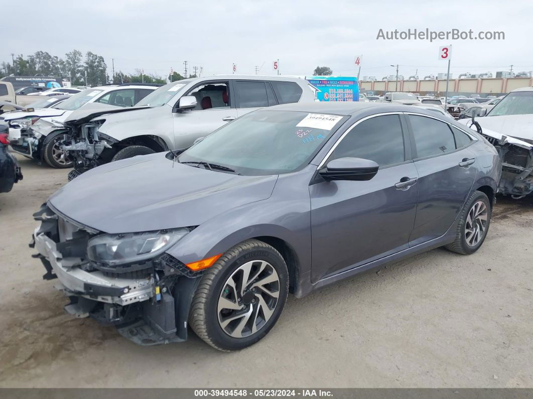 2020 Honda Civic Lx Gray vin: 19XFC2F63LE213903