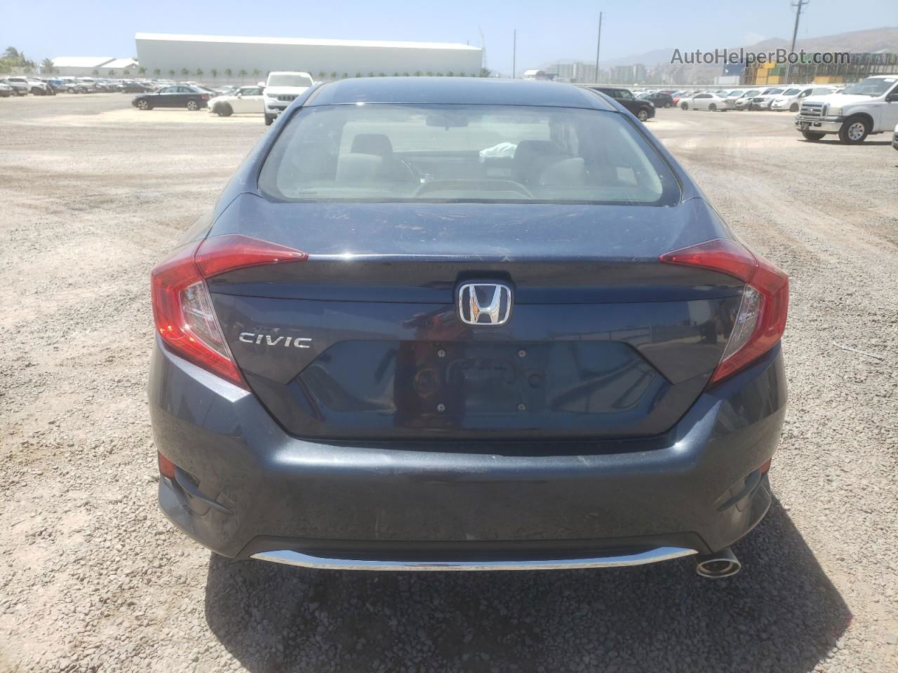 2019 Honda Civic Lx Gray vin: 19XFC2F64KE007455