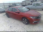 2019 Honda Civic Lx Red vin: 19XFC2F64KE028273