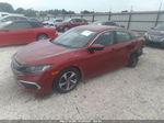 2019 Honda Civic Lx Red vin: 19XFC2F64KE028273