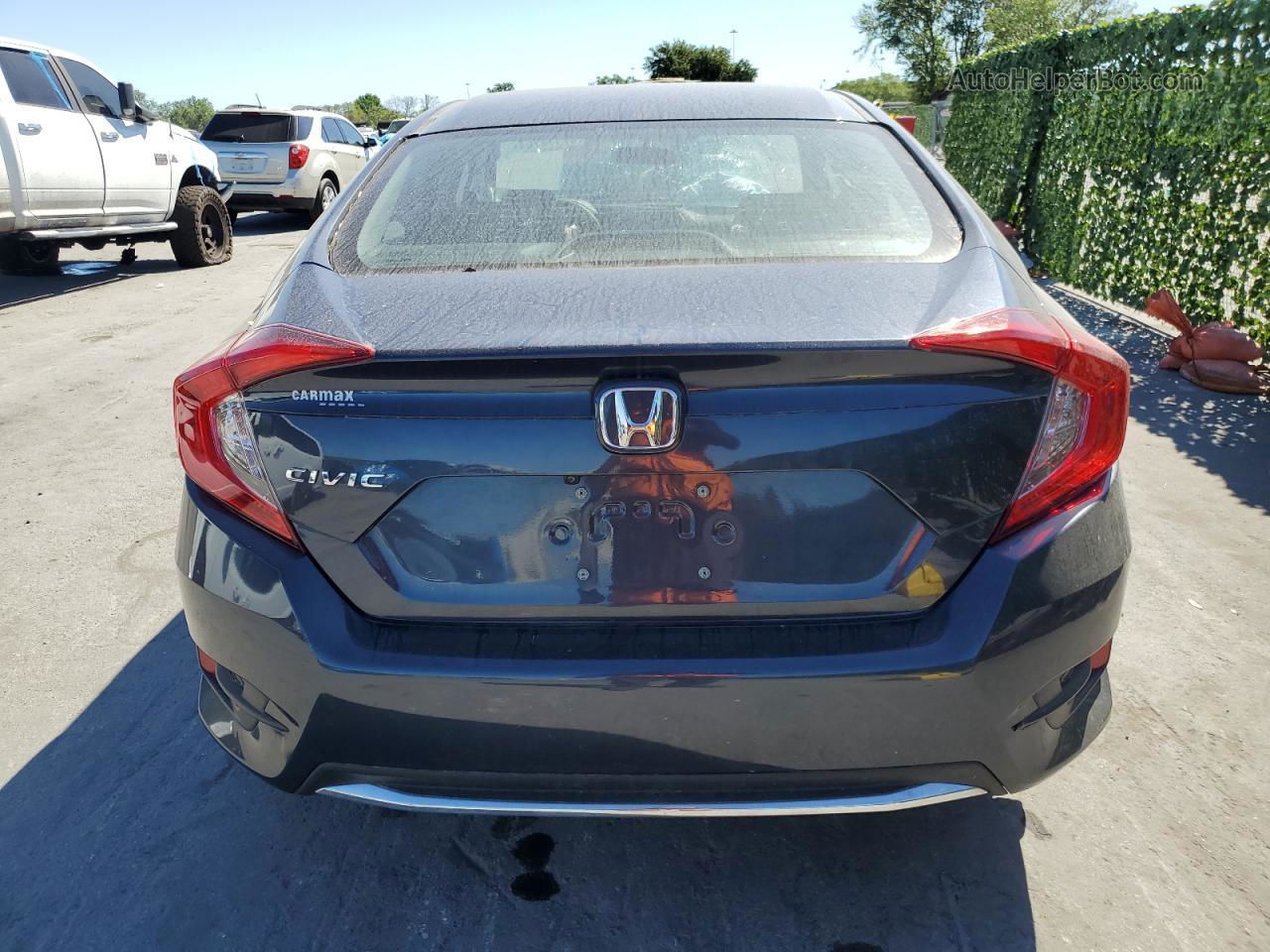 2019 Honda Civic Lx Gray vin: 19XFC2F64KE037166