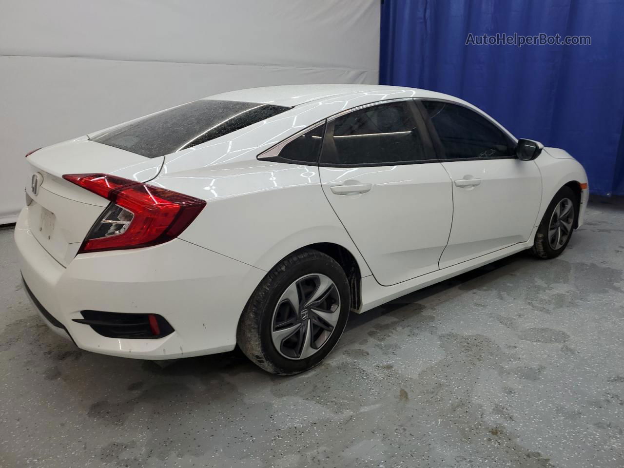 2019 Honda Civic Lx Белый vin: 19XFC2F64KE040200