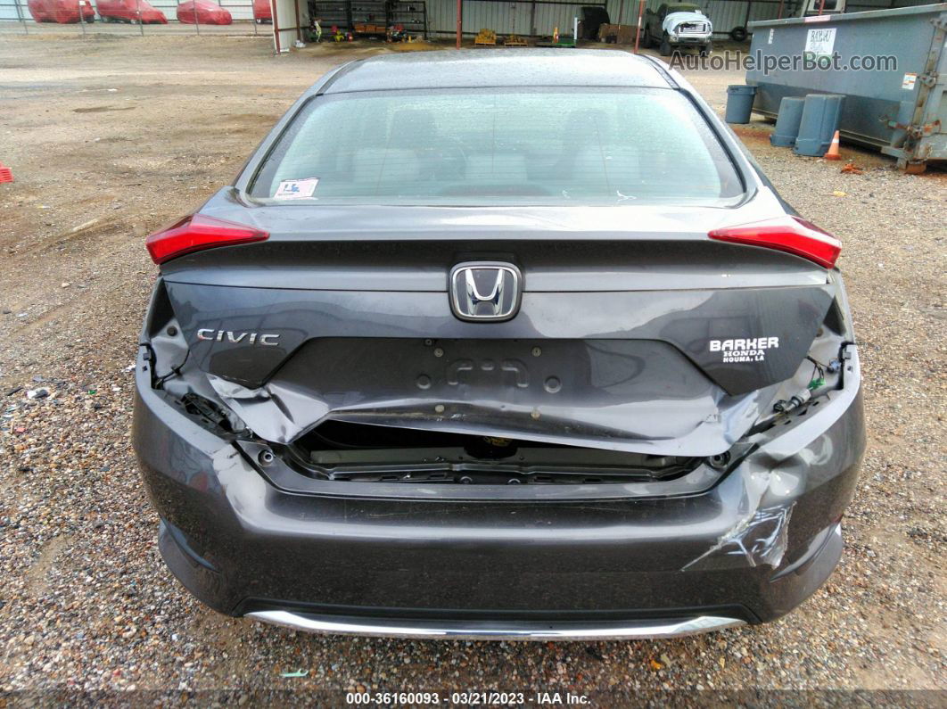 2019 Honda Civic Sedan Lx Gray vin: 19XFC2F64KE041444