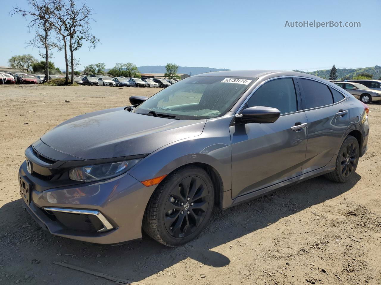 2019 Honda Civic Lx Угольный vin: 19XFC2F64KE214704