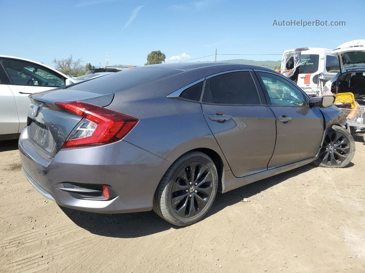 2019 Honda Civic Lx Charcoal vin: 19XFC2F64KE214704