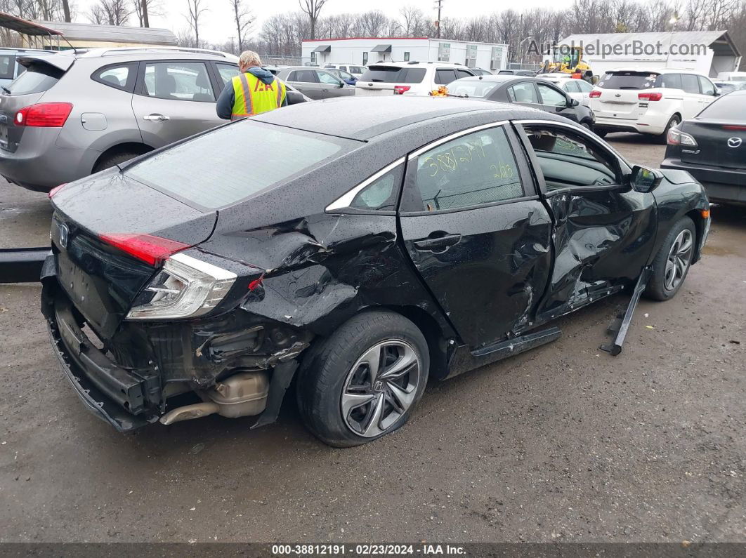 2020 Honda Civic Lx Черный vin: 19XFC2F64LE001298