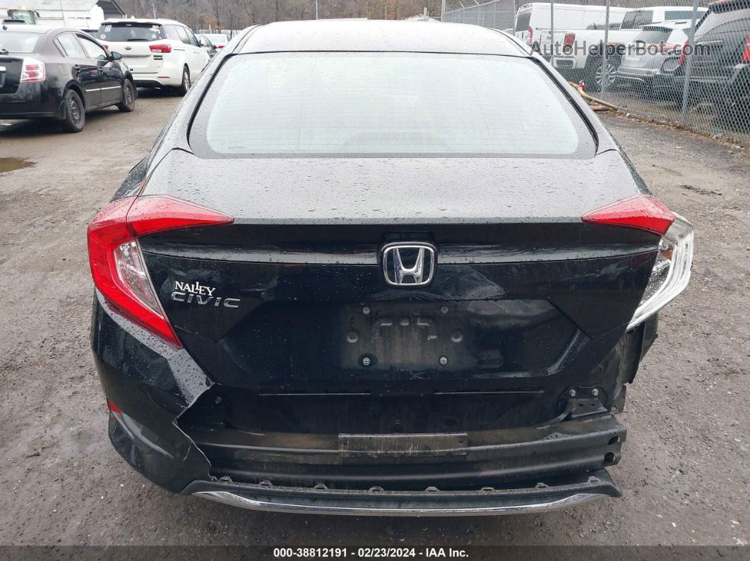 2020 Honda Civic Lx Черный vin: 19XFC2F64LE001298