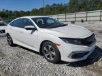 2020 Honda Civic Lx White vin: 19XFC2F64LE004542