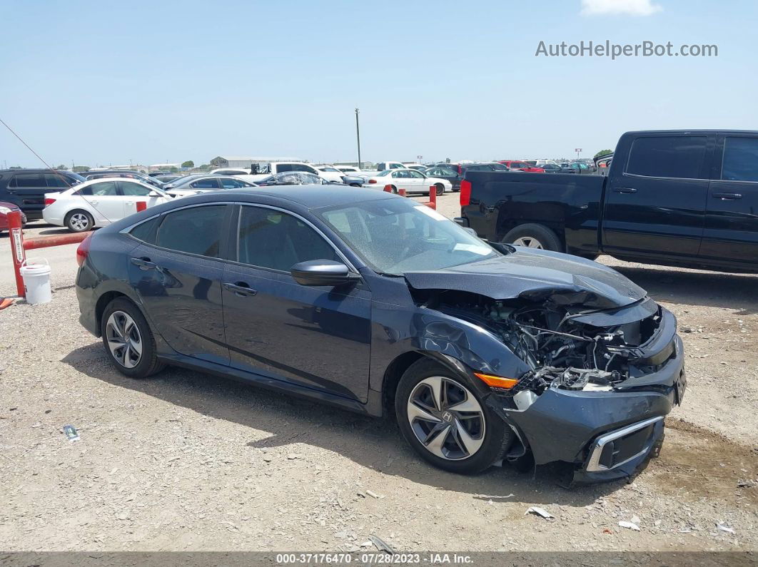 2020 Honda Civic Sedan Lx Blue vin: 19XFC2F64LE009840