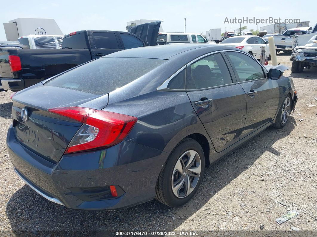 2020 Honda Civic Sedan Lx Blue vin: 19XFC2F64LE009840