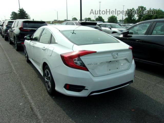 2020 Honda Civic Sedan Lx White vin: 19XFC2F64LE021096