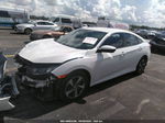 2020 Honda Civic Sedan Lx White vin: 19XFC2F64LE025066