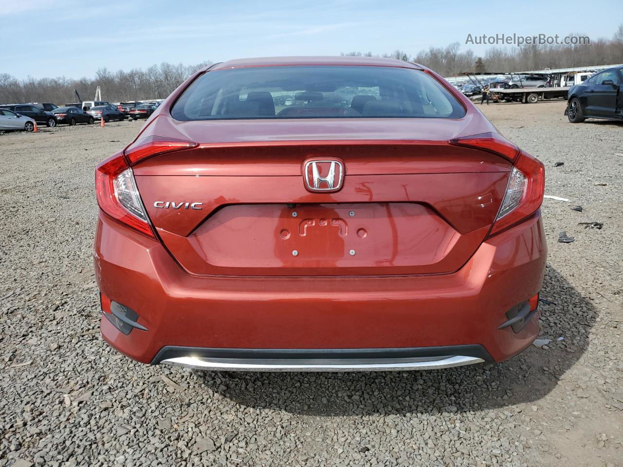 2020 Honda Civic Lx Maroon vin: 19XFC2F64LE215787