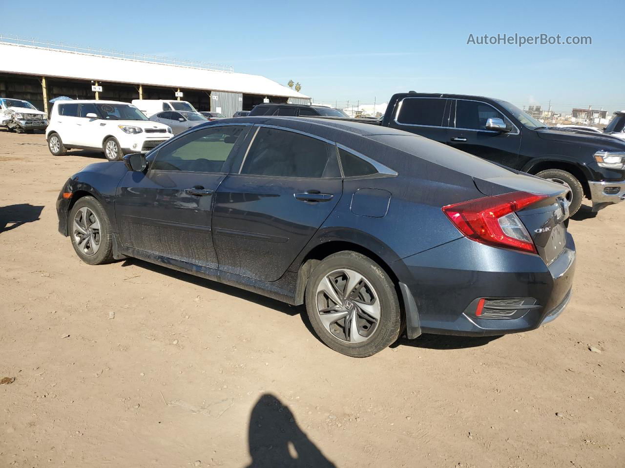 2020 Honda Civic Lx Blue vin: 19XFC2F65LE001729