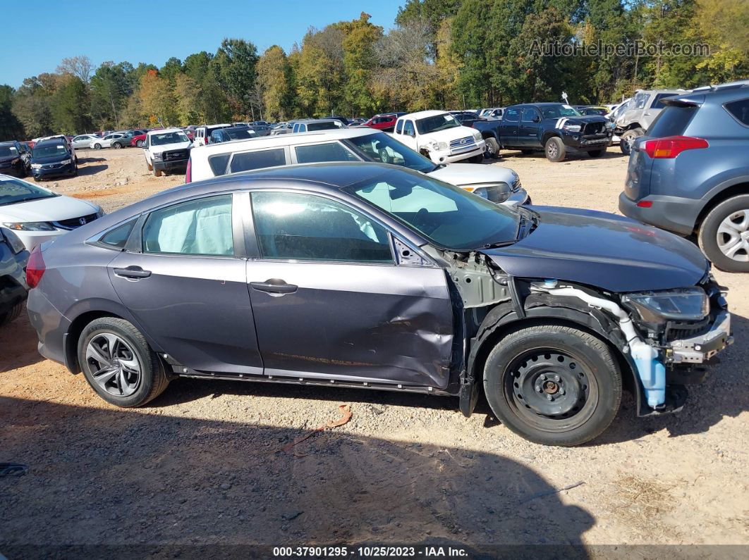 2020 Honda Civic Lx  Gray vin: 19XFC2F65LE012584