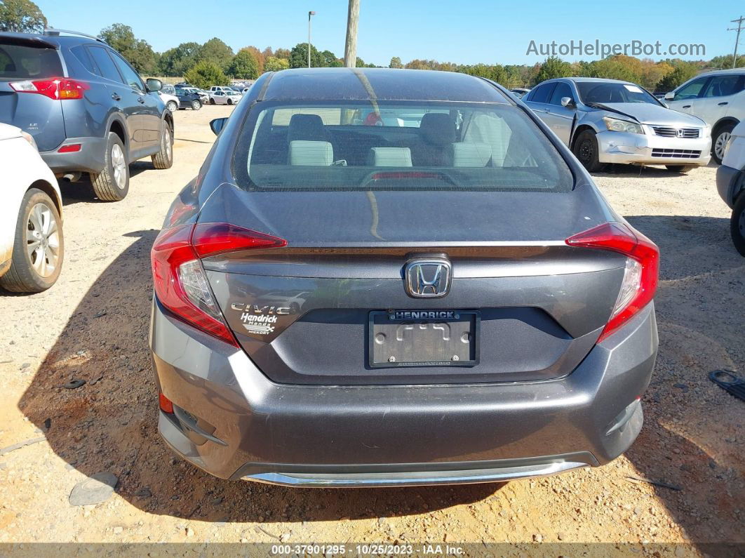 2020 Honda Civic Lx  Gray vin: 19XFC2F65LE012584