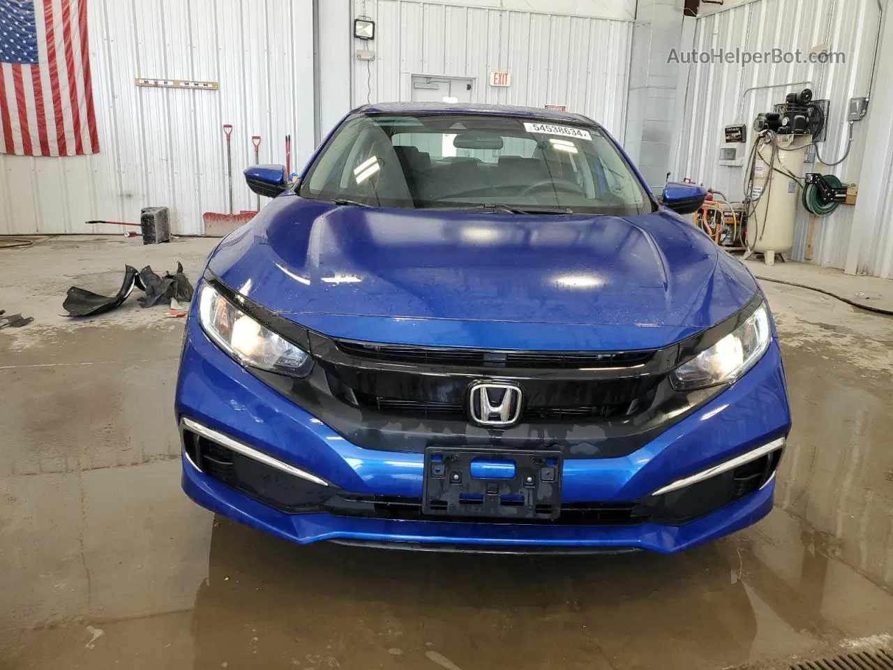 2020 Honda Civic Lx Blue vin: 19XFC2F65LE028381