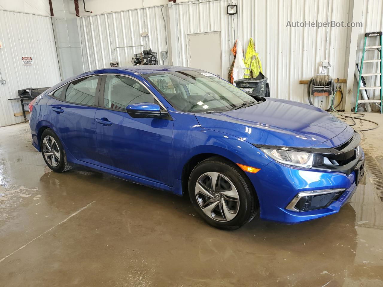 2020 Honda Civic Lx Blue vin: 19XFC2F65LE028381