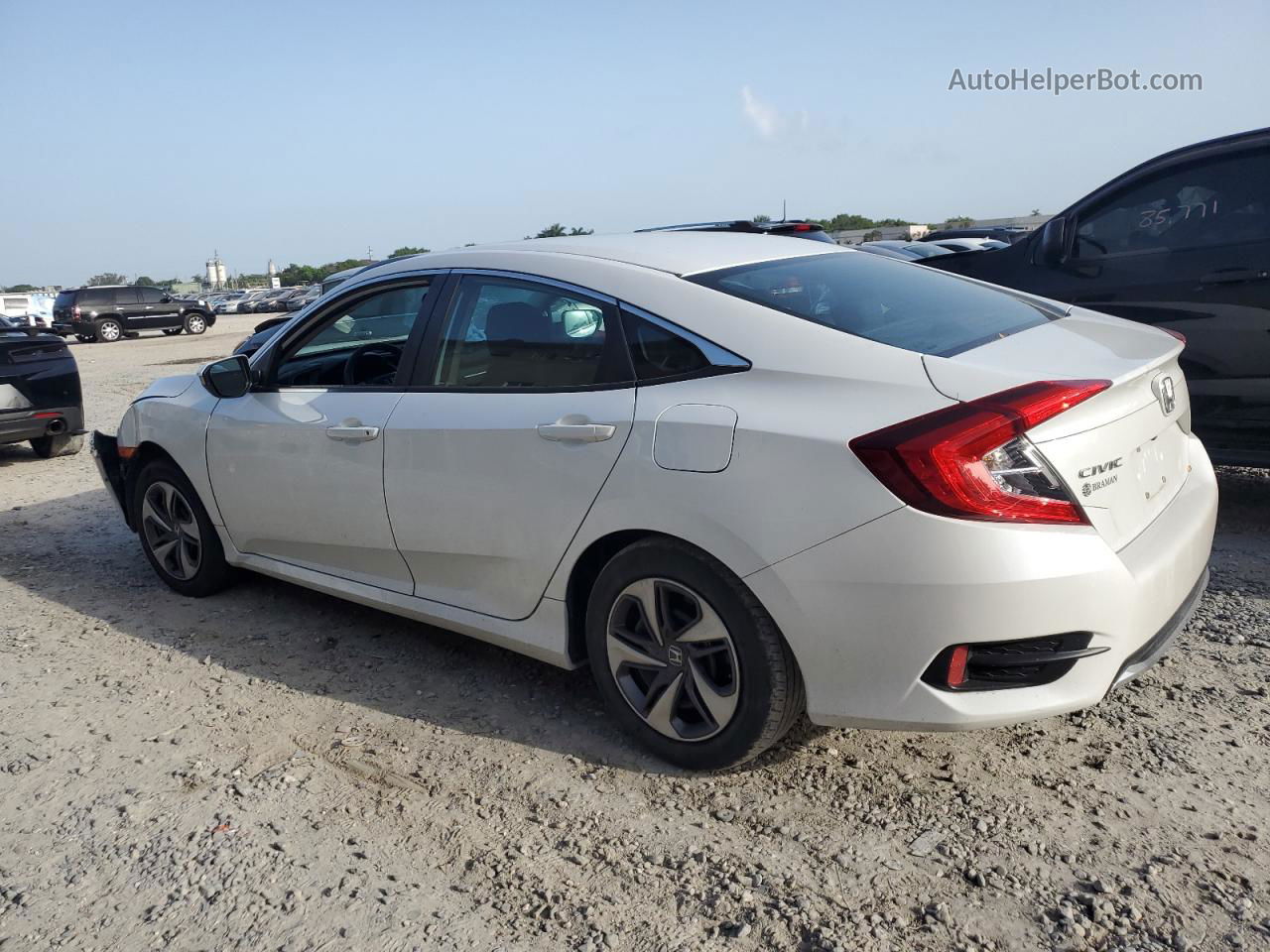 2020 Honda Civic Lx Белый vin: 19XFC2F66LE016711