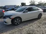 2020 Honda Civic Lx White vin: 19XFC2F66LE016711