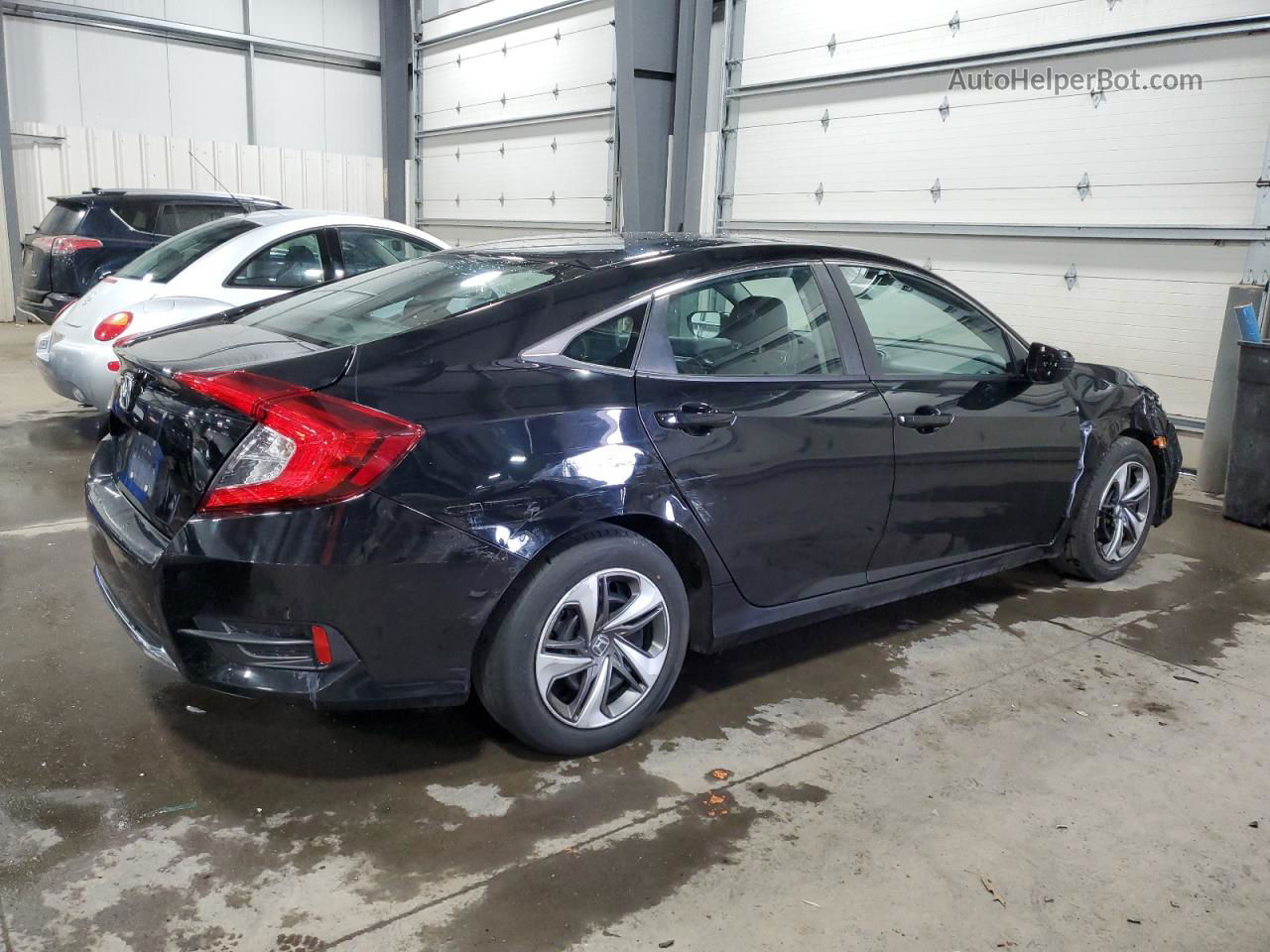 2020 Honda Civic Lx Black vin: 19XFC2F66LE020323