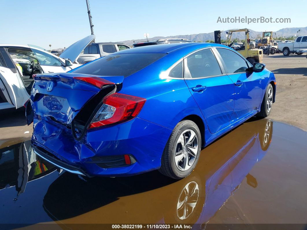 2020 Honda Civic Lx  Синий vin: 19XFC2F66LE022685