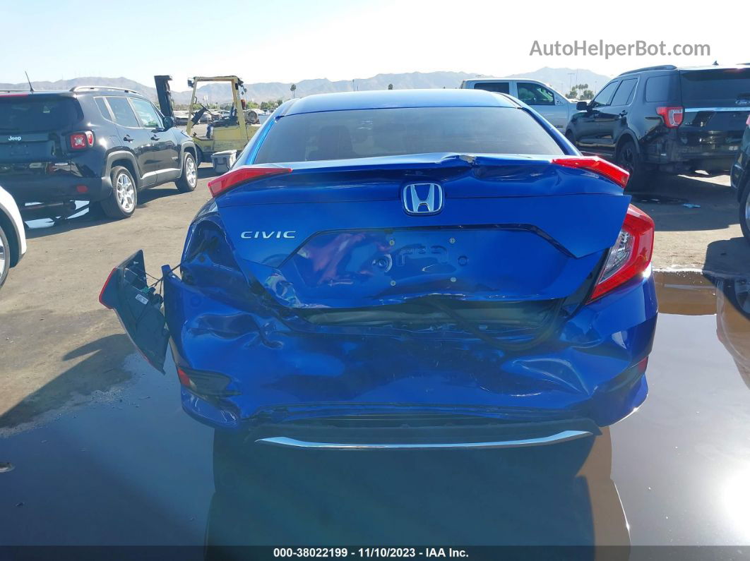 2020 Honda Civic Lx  Синий vin: 19XFC2F66LE022685