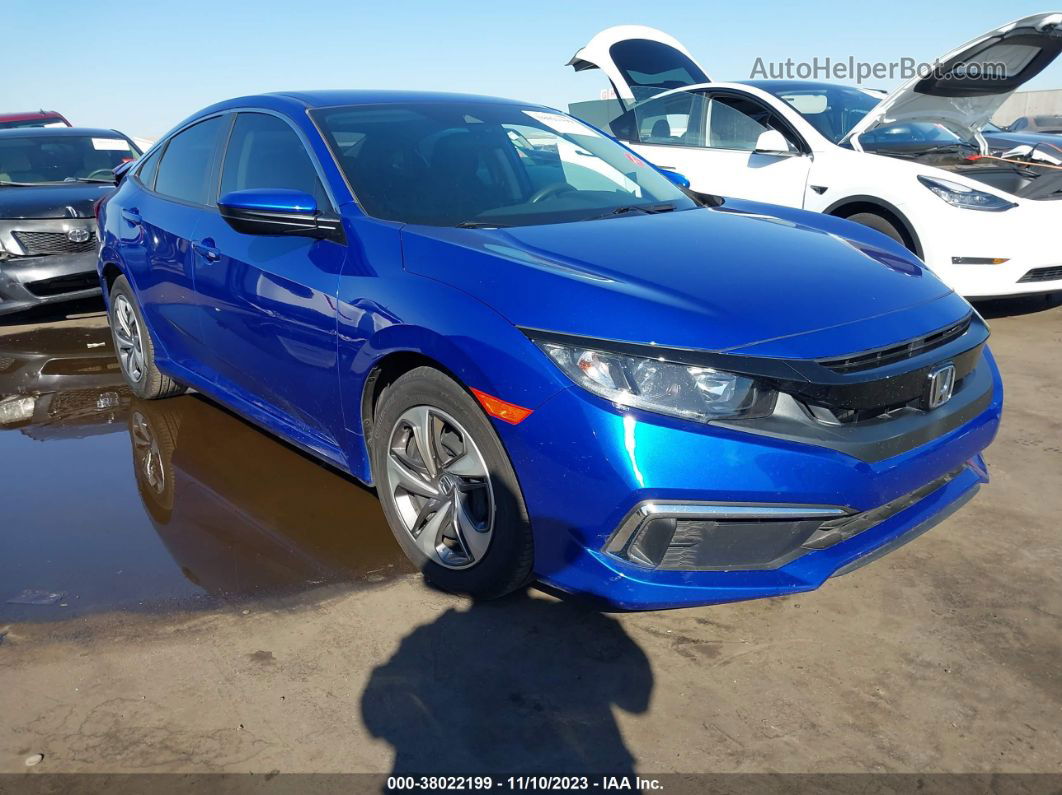 2020 Honda Civic Lx  Синий vin: 19XFC2F66LE022685