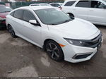 2019 Honda Civic Lx White vin: 19XFC2F67KE015596