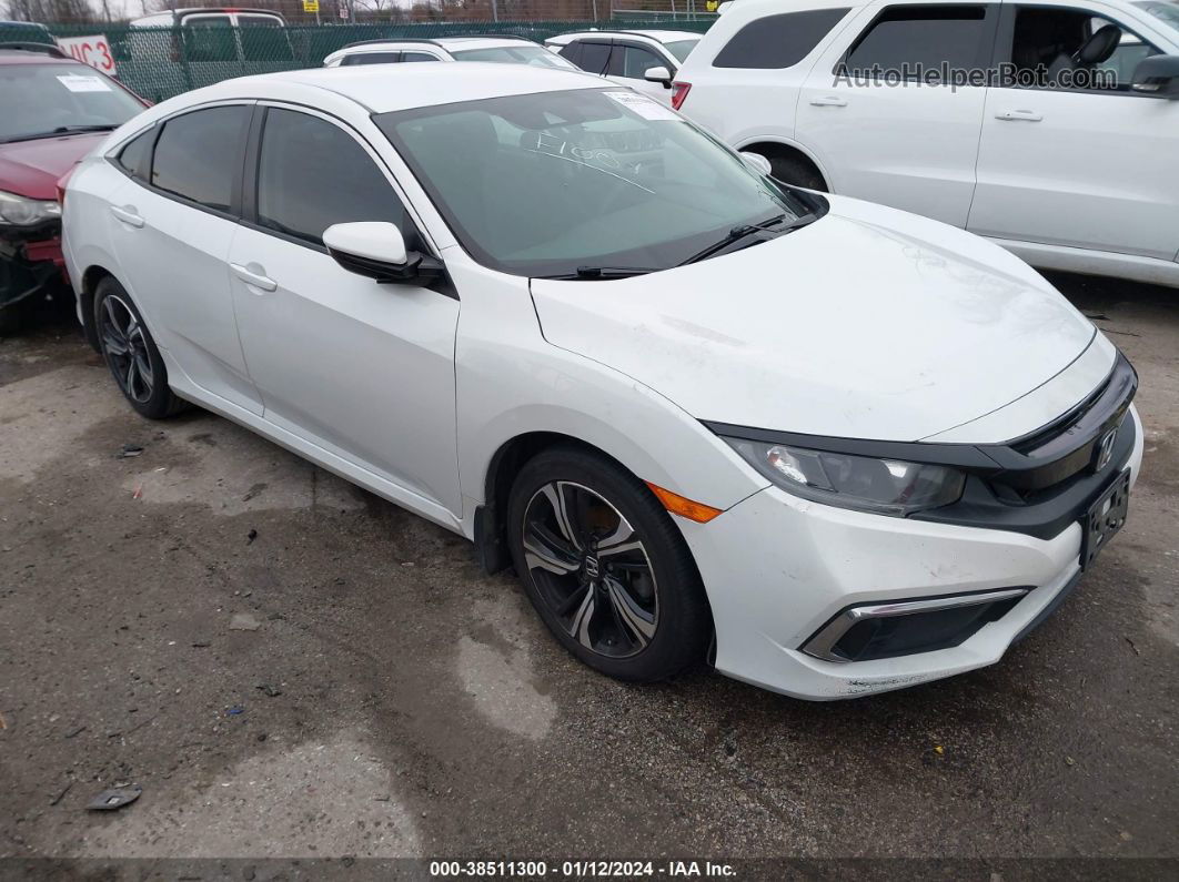 2019 Honda Civic Lx Белый vin: 19XFC2F67KE015596