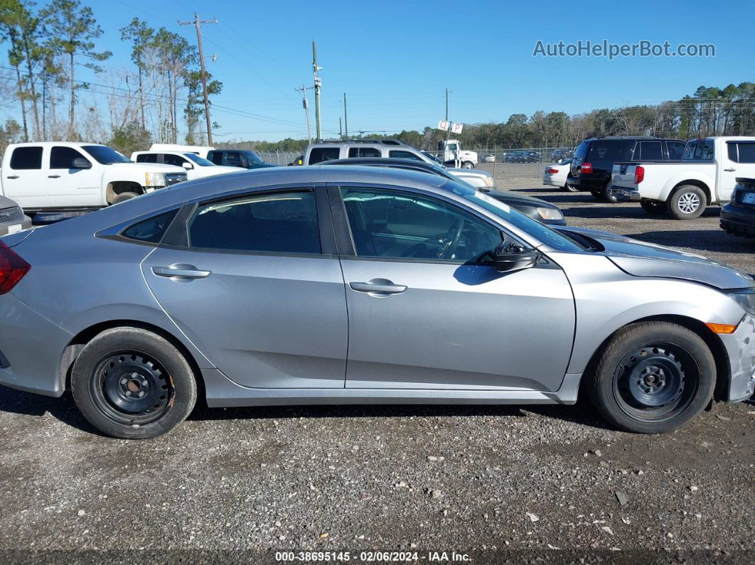 2019 Honda Civic Lx Silver vin: 19XFC2F67KE020331