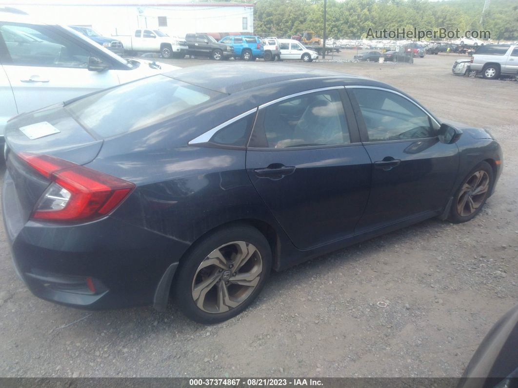 2019 Honda Civic Sedan Lx Dark Blue vin: 19XFC2F67KE041339