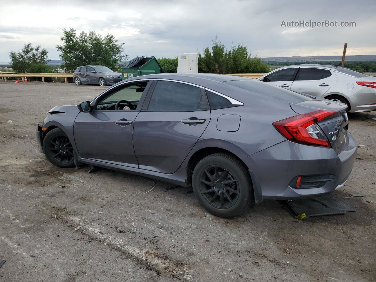 2020 Honda Civic Lx Серый vin: 19XFC2F67LE012893