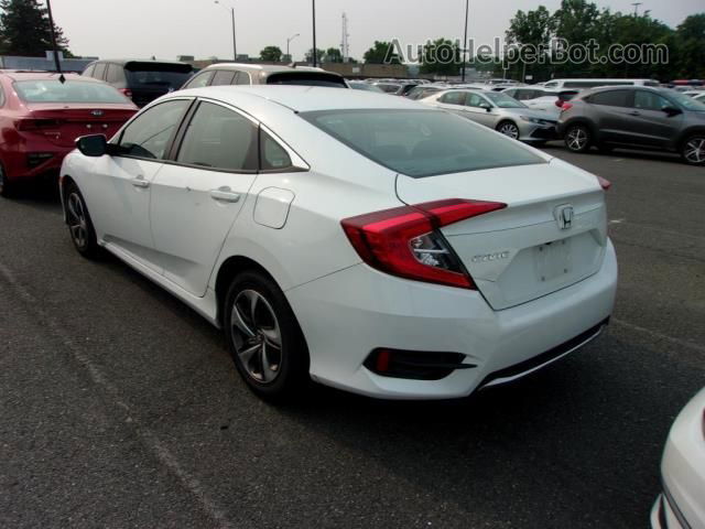 2020 Honda Civic Sedan Lx White vin: 19XFC2F67LE013431