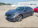 2020 Honda Civic Sedan Lx Gray vin: 19XFC2F67LE017592