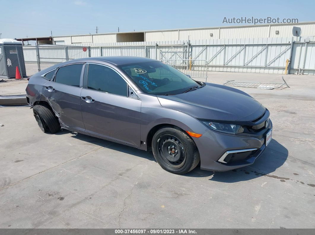 2020 Honda Civic Sedan Lx Gray vin: 19XFC2F67LE017592