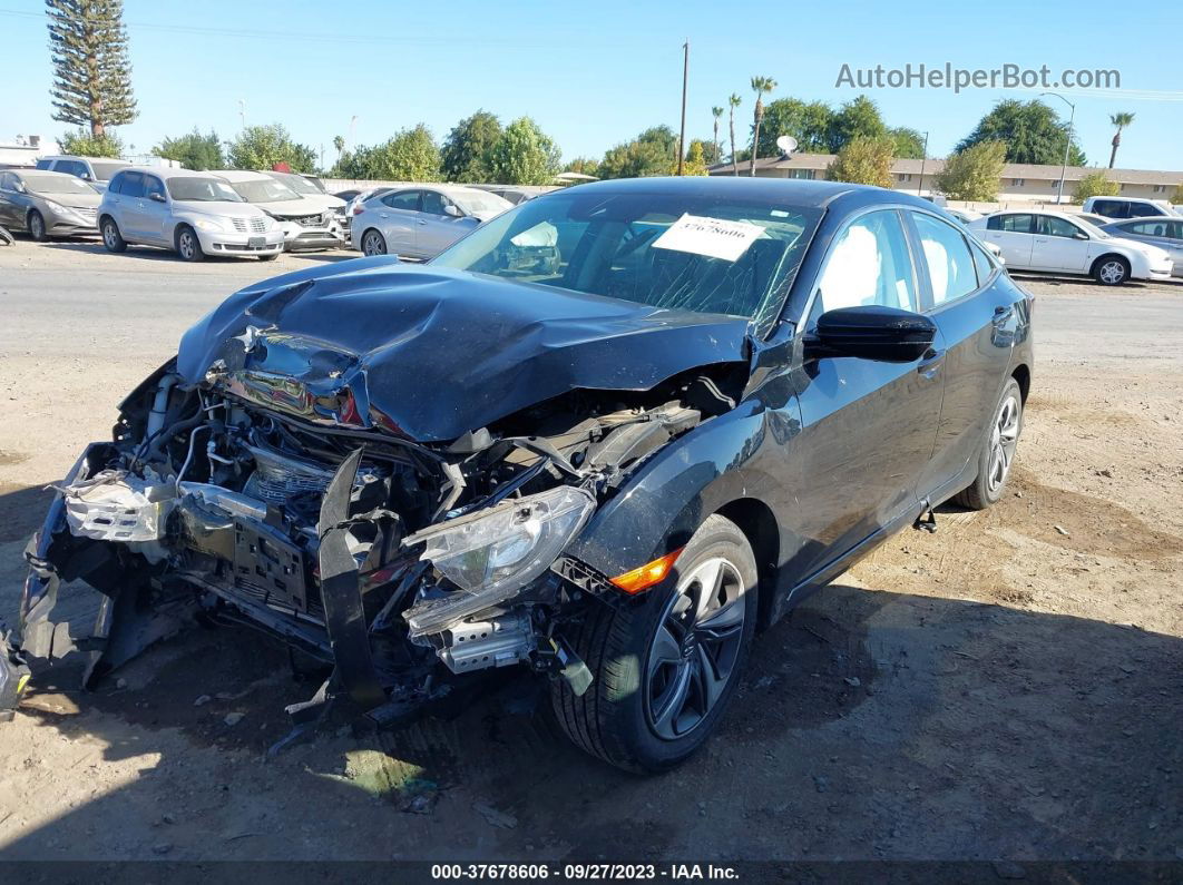 2020 Honda Civic Sedan Lx Black vin: 19XFC2F67LE200166