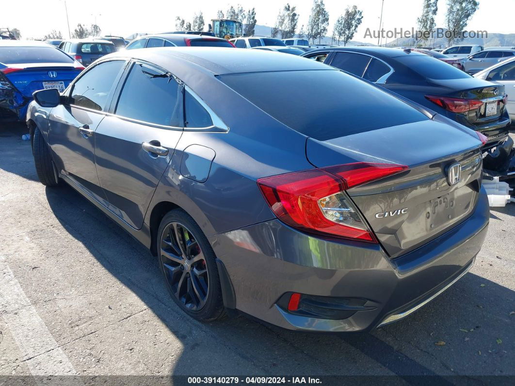 2020 Honda Civic Lx Gray vin: 19XFC2F67LE203567