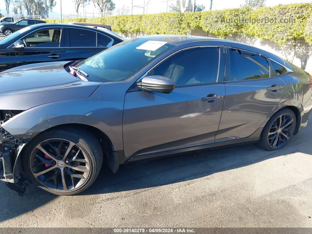 2020 Honda Civic Lx Gray vin: 19XFC2F67LE203567