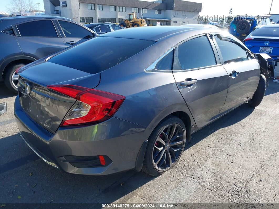 2020 Honda Civic Lx Gray vin: 19XFC2F67LE203567