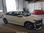 2020 Honda Civic Lx White vin: 19XFC2F67LE212558