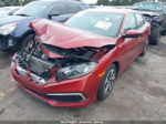 2019 Honda Civic Sedan Lx Burgundy vin: 19XFC2F68KE031550