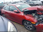 2019 Honda Civic Sedan Lx Burgundy vin: 19XFC2F68KE031550