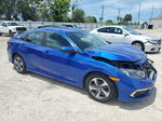 2019 Honda Civic Lx Blue vin: 19XFC2F68KE038742