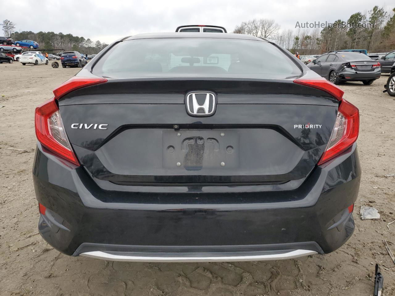 2019 Honda Civic Lx Black vin: 19XFC2F68KE038868