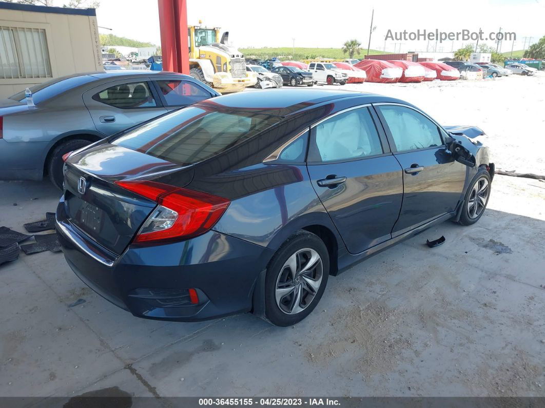 2019 Honda Civic Lx Dark Blue vin: 19XFC2F68KE041334