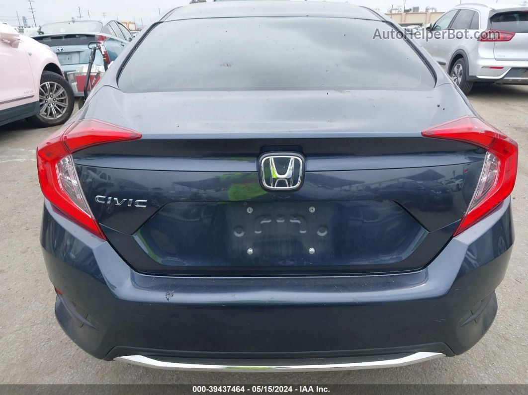 2019 Honda Civic Lx Navy vin: 19XFC2F68KE213426