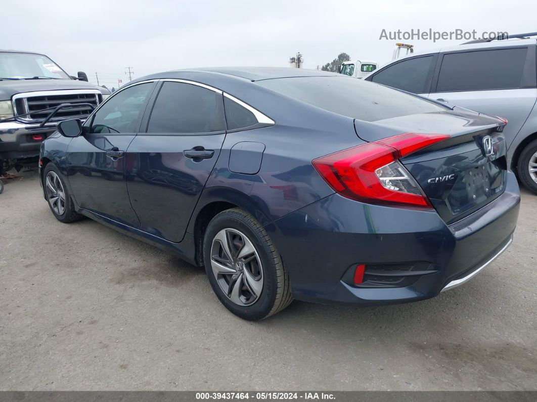 2019 Honda Civic Lx Navy vin: 19XFC2F68KE213426